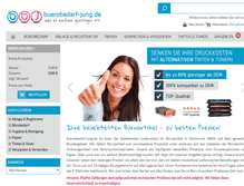 Tablet Screenshot of buerobedarf-jung.de